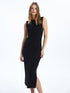 LC Waikiki Women's Straight Slit Dress